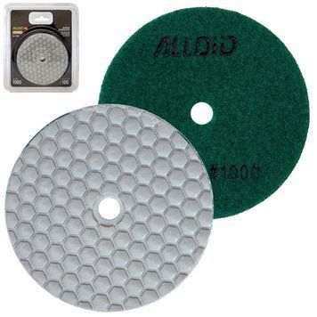Alloid Pro. Круг алмазный шлифовальный на липучке HEXAGON 100 мм, зерно 1000 DD-63391 фото