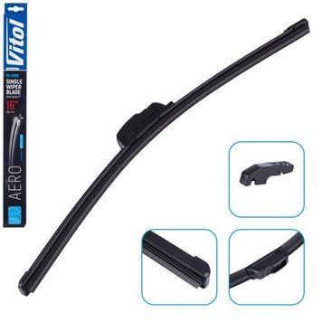 Щітка склоочисника безкаркасна VITOL AERO 16" (400 мм) (VB-16400) VB-16400 фото