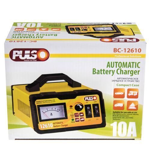 Зарядне устр-во PULSO BC-12610 6-12V/0-10A/10-120AHR/LED-Ампер./Імпульсне (BC-12610) BC-12610 фото