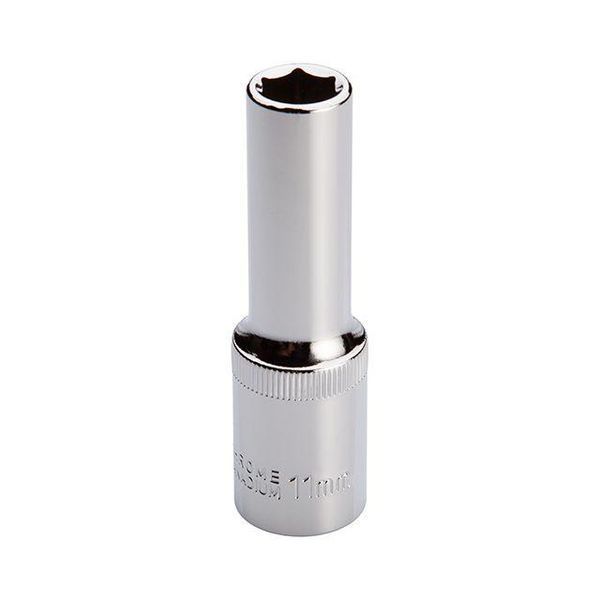 Головка шестигранна подовжена 1/2", 11x78 мм,&nbsp;хромо-ванадій INTERTOOL ET-0111 ET-0111 фото