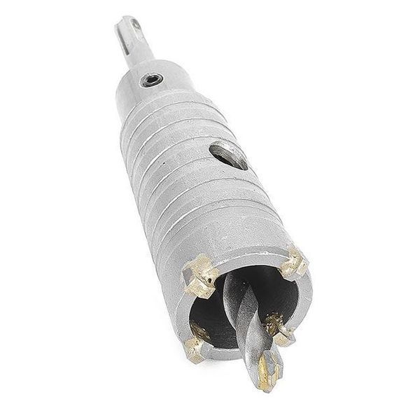 Комплект: свердло корончасте для бетону 32 мм+Перехідник SDS Plus 100 мм INTERTOOL SD-7032 SD-7032 фото