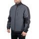 Куртка SOFTSHELL темно сіра-чорна, тришарова, тканина стрейч 300 GSM 100D з водо-, вітрозахистом, розмір М SP-3132 фото 1