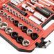 Автомобильный набор професиональных инструментов на 111 ед. INTERTOOL ET-9110  на две трещотки 1/2 и 1/4 в кейсе с ключами и отвертками ET-9110++ фото 6
