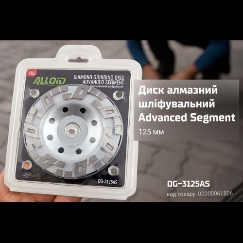 Alloid Pro. Диск алмазный шлифовальный Advanced Segment 125мм DG-3125AS фото