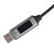 Кабель VOIN CC-3201C GY , USB - Type C 3А, 1m, grey с дисплеем (CC-3201C GY) CC-3201C GY фото 3