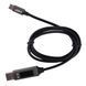 Кабель VOIN CC-3201C GY , USB - Type C 3А, 1m, grey с дисплеем (CC-3201C GY) CC-3201C GY фото 1