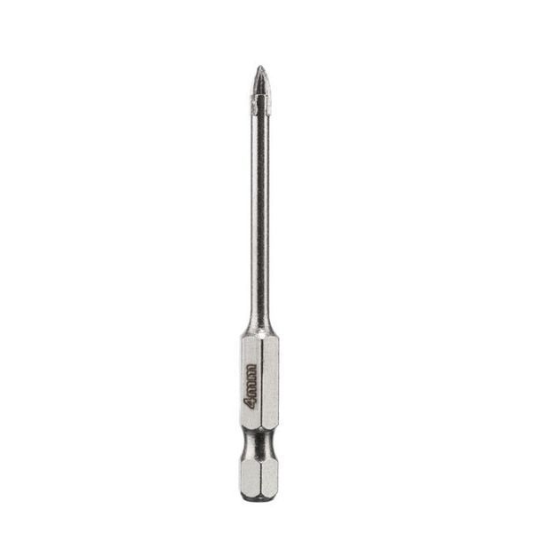 Сверло по стеклу и керамике 4мм HEX 1/4''(6.35mm) INTERTOOL SD-0284 SD-0284 фото