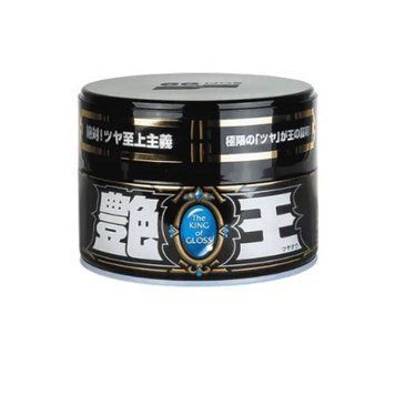 Твёрдый воск для тёмных авто SOFT99 The King of Gloss Black 64103 фото