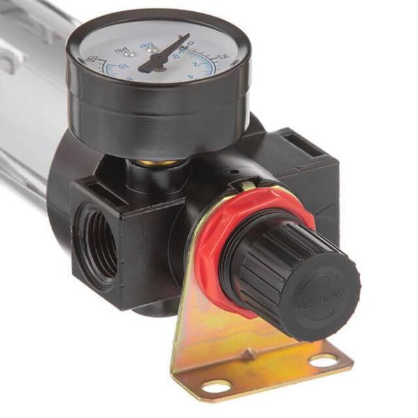 Фільтр очищення повітря + редуктор у металі 1/2" INTERTOOL PT-1410 PT-1410 фото