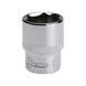 Головка шестигранна 1/2", 23 мм*38 мм, Cr-V INTERTOOL ET-0023 ET-0023 фото 4