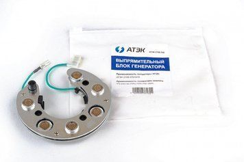 Диодный мост генератора АТЭК 2108-3701010, 372.3701-03, 73А (2 пров. стар.) АТЭК АТЕК 2108-700 АТЕК 2108-700 фото