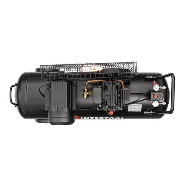 Компресор 100 л, 1.8 кВт, 220 В, 10атм, 250 л/хв INTERTOOL PT-0012 PT-0012 фото