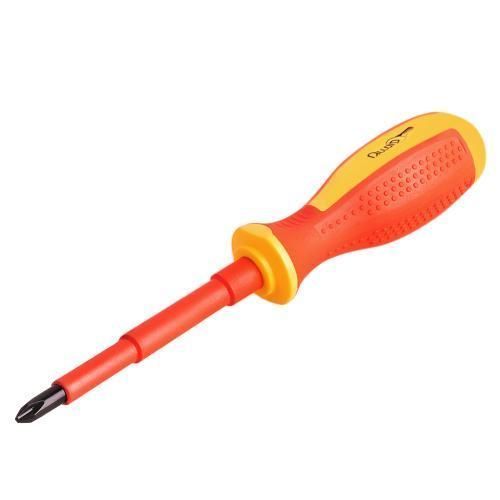 Alloid. Отвертка диэлектрическая 1000В, VDE крест PH3 8х150мм (SD-08150) (SD-08150) SD-08150 фото