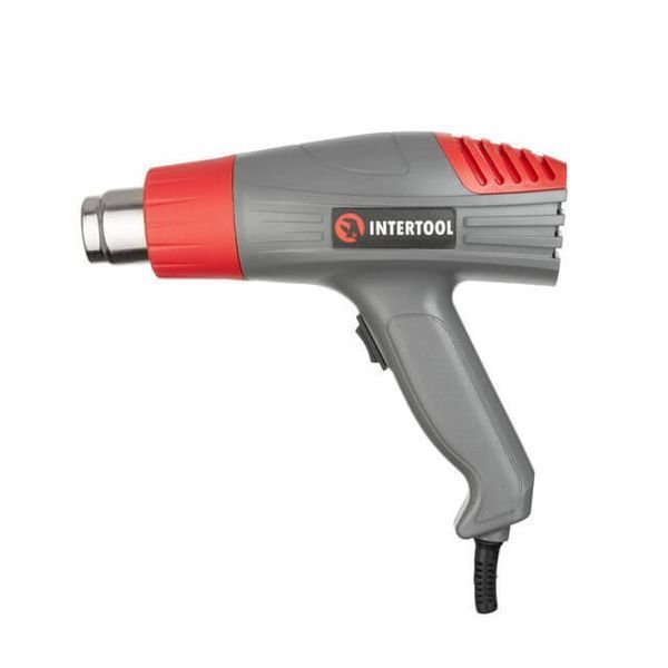 Фен технічний 2000 Вт, 2 режими, 400-600 град., 300-500 л/хв INTERTOOL DT-2416 DT-2416 фото