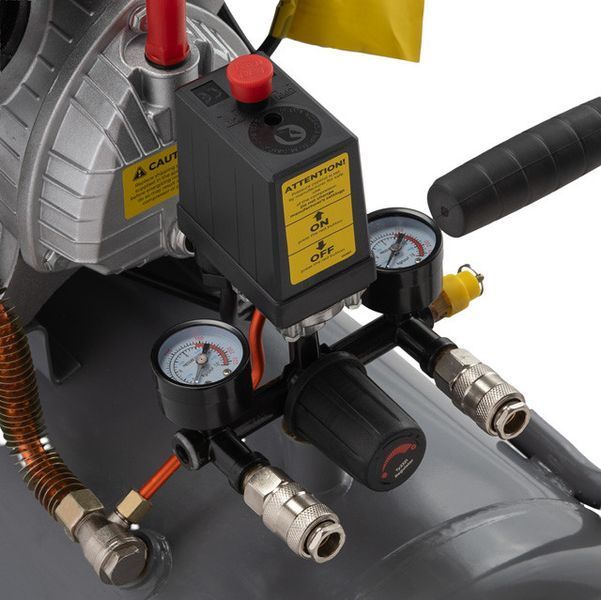 Компресор 50 л, 2.23 кВт, 220 В, 10 атм, 354 л/хв, 2 циліндри INTERTOOL PT-0004 PT-0004 фото