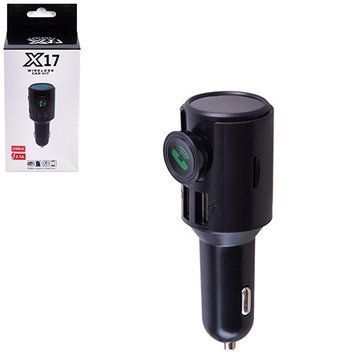 Модулятор FM 5в1 Х17 12-24v 2USB 5V-2.1A TF card BT (X17) X17 фото