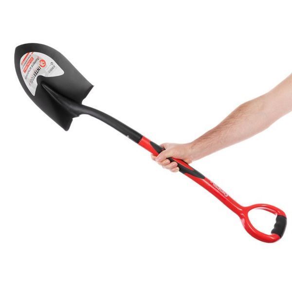 Лопата штыковая, ручка из фибергласса, 217х290х1050 мм INTERTOOL FT-2013 FT-2013 фото