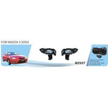 Фари дод.модель Mazda 3 2004-07/MZ-057/ел.дрібка (MZ-057) MZ-057 фото