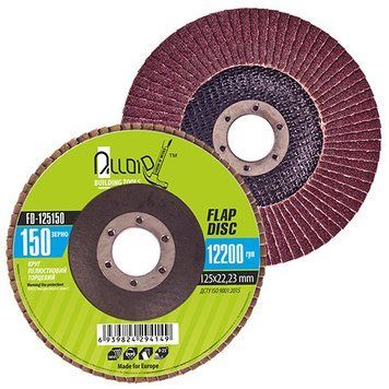 Alloid. Круг пелюстковий торцевий 125 мм, зерно 150 (FD-125150) FD-125150 фото