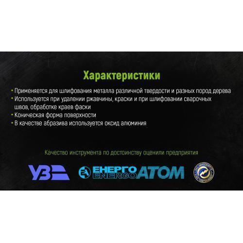 Alloid. Круг пелюстковий торцевий 125 мм, зерно 150 (FD-125150) FD-125150 фото