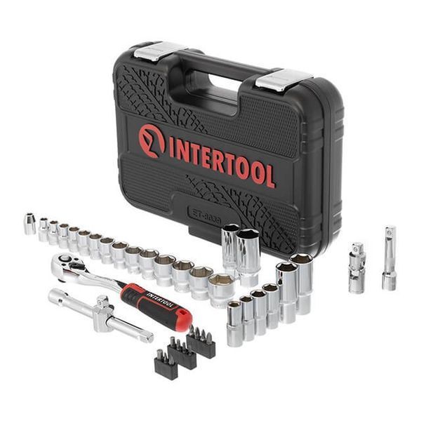 Набір інструментів 3/8", 39ед., 8-22 мм, Cr-V STORM INTERTOOL ET-8039 ET-8039 фото