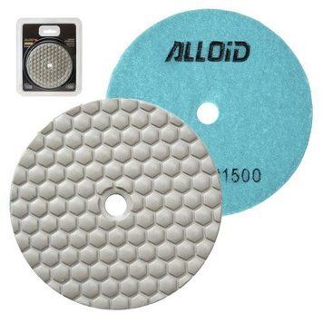 Alloid Pro. Круг алмазный шлифовальный на липучке HEXAGON 100 мм, зерно 1500 DD-63392 фото