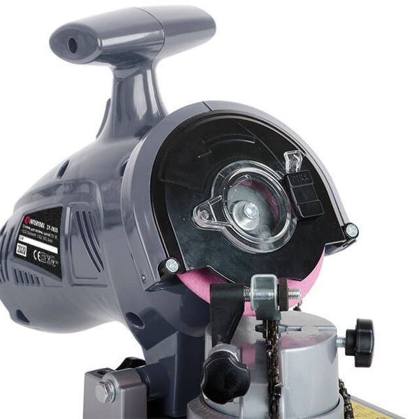 Верстат для заточування ланцюгів 250 Вт, 7500 об/м, 100*10*3.2 мм INTERTOOL DT-0850, точильний верстат DT-0850 фото