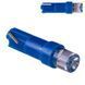 Лампа PULSO/габаритная/LED T5/1SMD-3030/12v/0.5w/3lm Blue (LP-120302) LP-120302 фото 1