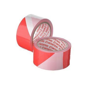 Стрічка сигнальна 50 мм*100 м INTERTOOL KT-0942 KT-0942 фото