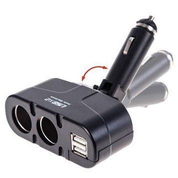 Розгалужувач прикурювача PULSO 2 виходи + 2 USB 1500 mA/передохр/міст.кут (WF-0668/003) (WF-0668/003) WF-0668/003 фото