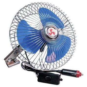 Вентилятор у прикурювач метал 12 В 8" (8-12V HZ-53A) 8-12V HZ-53A фото