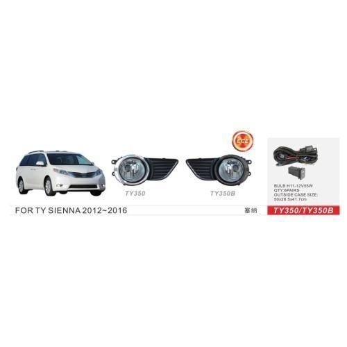 Фары доп.модель Toyota Sienna 2012-16/TY-350/H11-12V55W/эл.проводка (TY-350) TY-350 фото