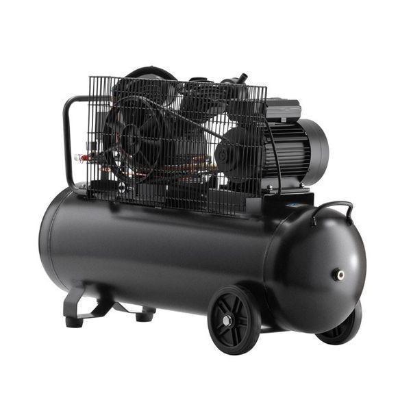 Компресор 100 л, 3 кВт, 220 В, 10 атм, 500 л/хв, 2 циліндри, STORM INTERTOOL PT-0014 PT-0014 фото