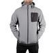 Куртка SOFTSHELL світло сіро-чорна, з капюшоном, тришарова, тканина стрейч 300 GSM 100D з водо-, SP-3124 фото 5
