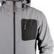 Куртка SOFTSHELL світло сіро-чорна, з капюшоном, тришарова, тканина стрейч 300 GSM 100D з водо-, SP-3124 фото 6