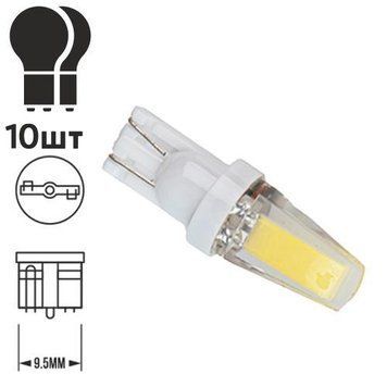 Лампа PULSO/габаритная/LED T10/W2.1x9.5d/W5W/COB/12-24v/1,2w/60lm White (LP-54331) LP-54331 фото