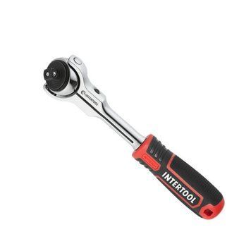 Ручка з храповим механізмом поворотна, 72 зуби 3/8", Cr-V STORM INTERTOOL ET-8008 ET-8008 фото