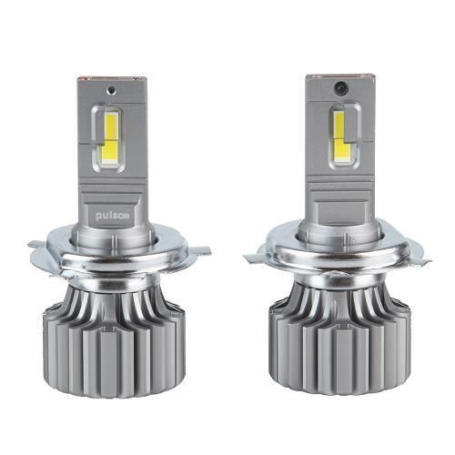 Лампы PULSO N1-H4-H/L/LED-chips OEM PHILIPS Flip chip/9-16V/2*70W/8500Lm/6500K (N1-H4) N1-H4 фото