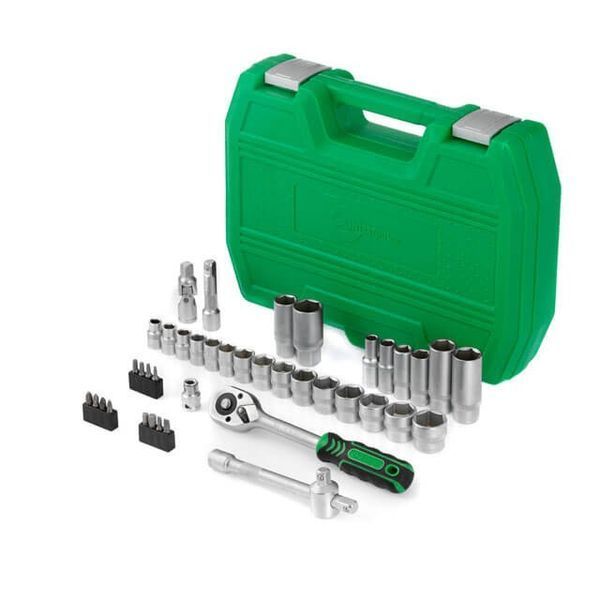Набор инструментов 3/8" 8-22 мм, 39 ед. INTERTOOL ET-6039SP ET-6039SP фото