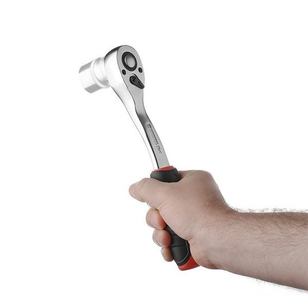 Ручка з храповим механізмом на 72 зуби 1/2", Cr-V STORM INTERTOOL ET-8003 ET-8003 фото