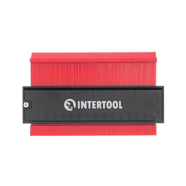 Шаблон для копіювання контуру 150 мм, ABS, з фіксатором INTERTOOL MT-0015 MT-0015 фото