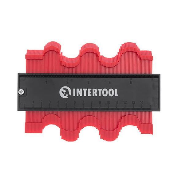 Шаблон для копіювання контуру 150 мм, ABS, з фіксатором INTERTOOL MT-0015 MT-0015 фото