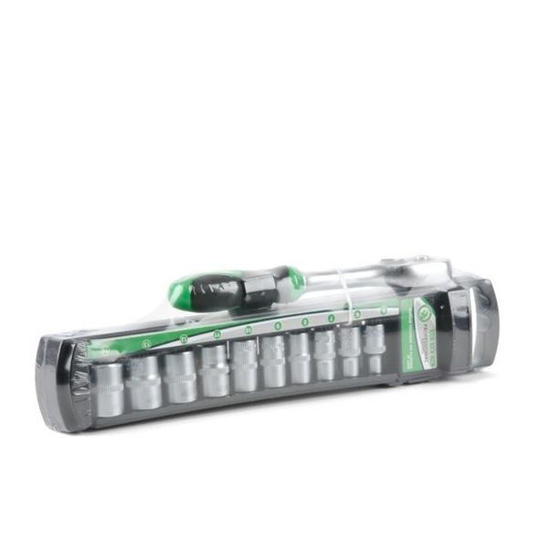 Набор головок 10 шт 1/4" c трещеткой INTERTOOL ET-6008 ET-6008 фото