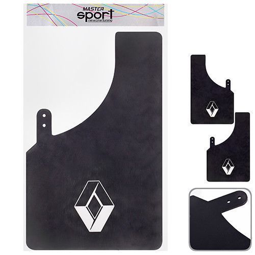 Брызговики "Sport Master" XXL 280*440 RENAULT черный 2шт (11706) 11706 фото