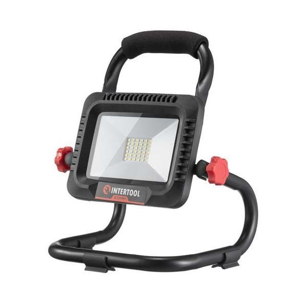 Ліхтар акумуляторний 20 В, LED, 20 Вт, 900/2000 лм, 120', 6000 K, без ЗП і АКБ INTERTOOL WT-0349 WT-0349 фото