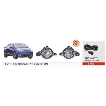 Фари дод.модель Toyota C-HR 2018-/U.S TYPE/TY-106/H11-12V55W/ел.провідка (TY-106) TY-106 фото