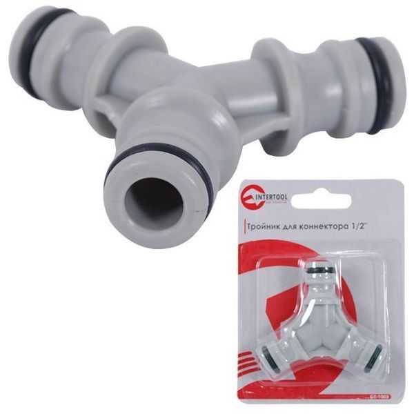 Тройник для конектора 1/2" INTERTOOL GE-1003 GE-1003 фото