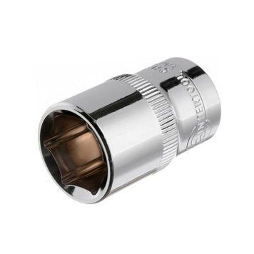 Головка шестигранна 1/2", 17x38 мм, хромо-ванадій INTERTOOL ET-0017 ET-0017 фото