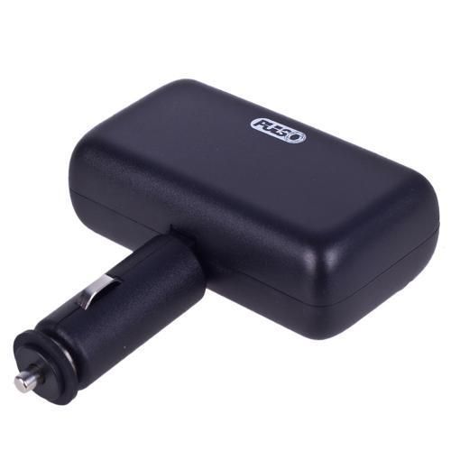 Розгалужувач прикурювача PULSO 2 виходи + 2 USB 2400 mA 12/24V SC-2004 см. кут (SC-2004) SC-2004 фото