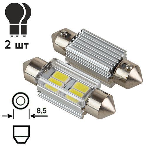 Лампа PULSO/софітні/LED SV8.5/T11x36mm/4 SMD-5730/9-18v/130Lm (LP-62036) LP-62036 фото
